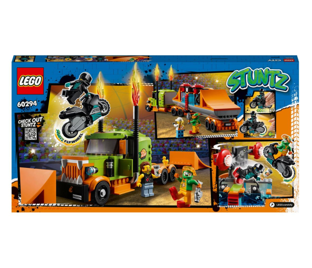 LEGO City 60294 Ciężarówka kaskaderska - 1026655 - zdjęcie 9